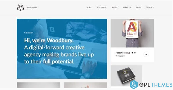Woodbury Agency Drupal 8 Business Portfolio Theme
