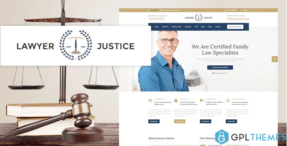 Justice Law Firm Joomla Template