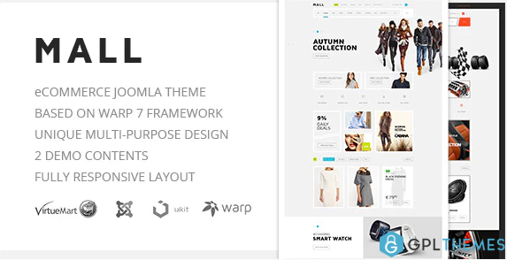 Mall — Multi Purpose eCommerce Responsive Joomla Template