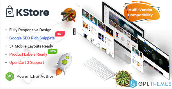 KStore Multipurpose OpenCart 3 Hi Tech Theme