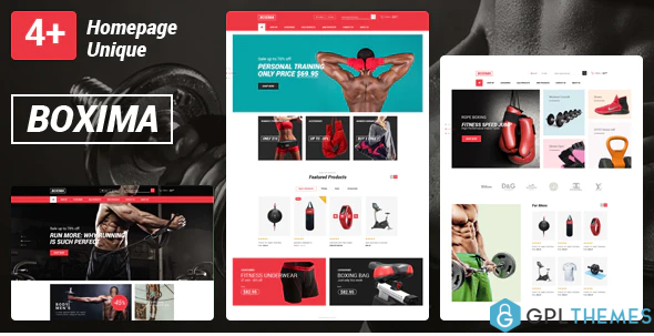Boxima Sport OpenCart Theme Page Builder Layouts