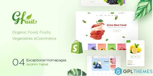 GFruits – Food eCommerce Shopify Theme 1