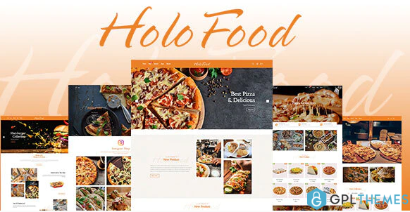 HoloFood Fast Food Restaurant Shopify Theme
