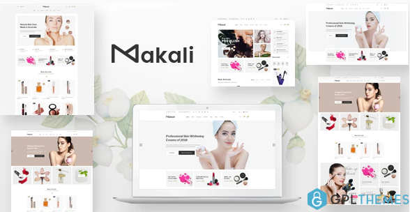 Makali Cosmetics Beauty OpenCart Theme Included Color Swatches