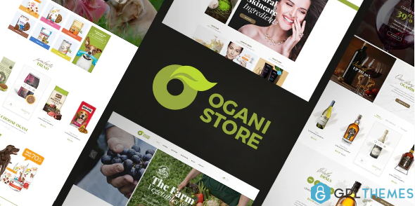Ogani Organic Food Pet Alcohol Cosmetics Opencart Theme