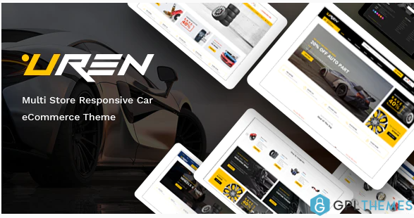 Uren Car Accessories Opencart Theme Included Color Swatches