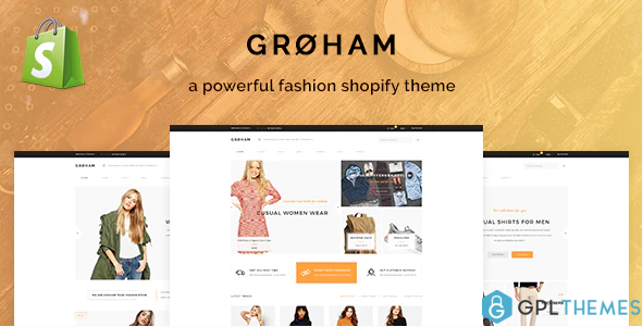 Groham Fashion eCommerce Shopify Theme