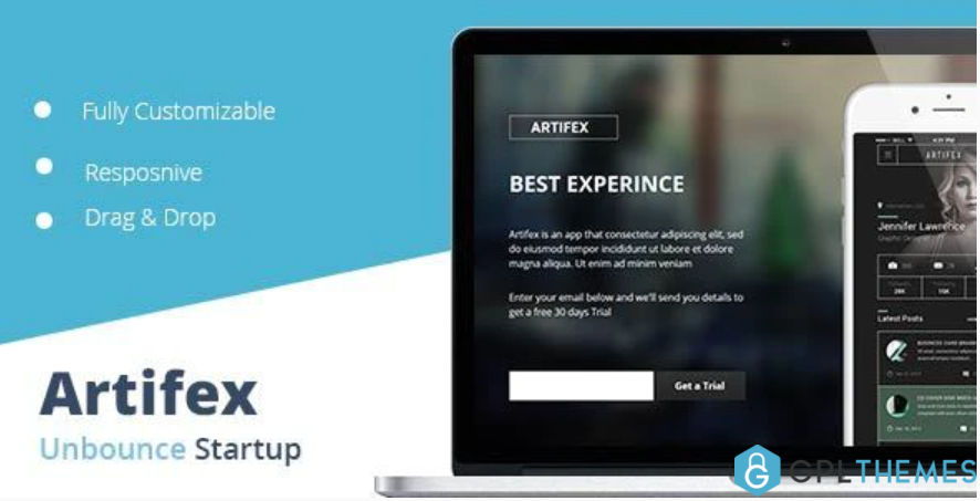 Artifex Unbounce Startup Landing Page
