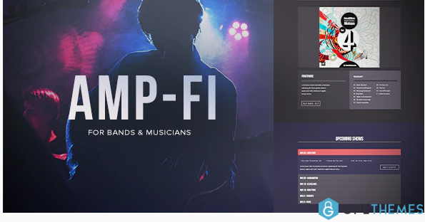 AMP FI Music Band Muse Template for Musicians Producers