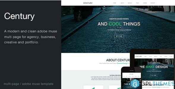 Century Agency Multi Page Muse Template