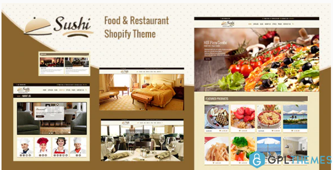 Sushi Shopify Menu Restaurant Theme