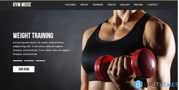 Gym Muse Template