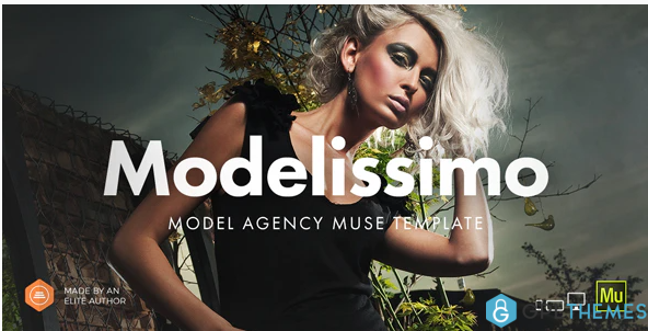 Modelissimo Model Agency Fashion Portfolio Onepage Muse Template
