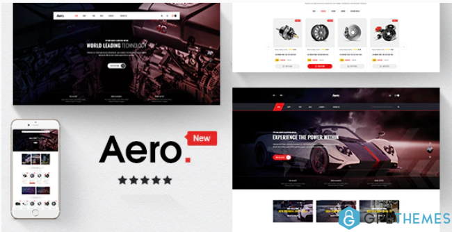 Aero Car Accessories Responsive Prestashop 1.7 Theme