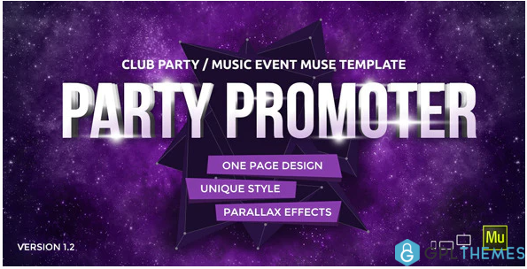Party Promoter Club Music Event Muse Template