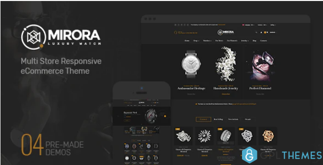 Mirora Watch Luxury Store PrestaShop Theme