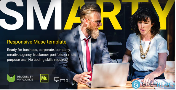 SmArty Multipurpose Responsive Muse Template