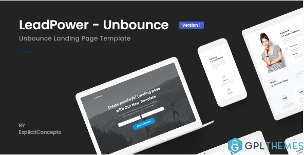 Unbounce Landing Page Template LeadPower