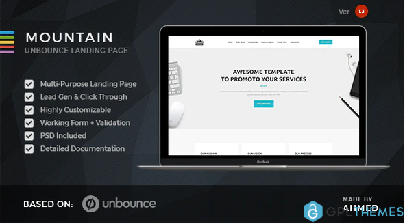 Mountain Marketing Unbounce Template
