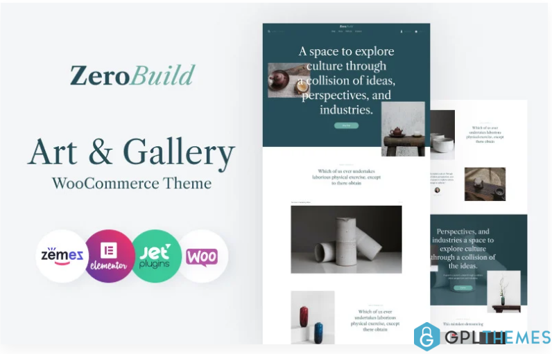 ZeroBuild WooCommerce Art Gallery Theme That Boosts Your Shop