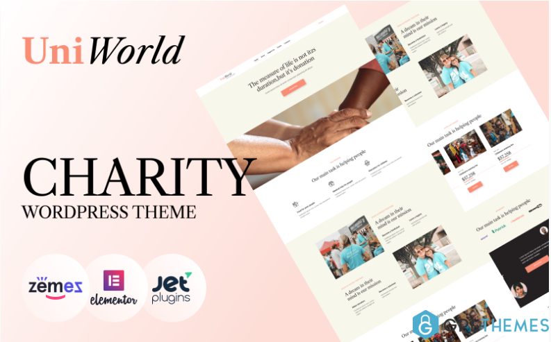 UniWorld Donations Charity WordPress Theme