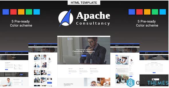 Apache Business Consulting HTML Template