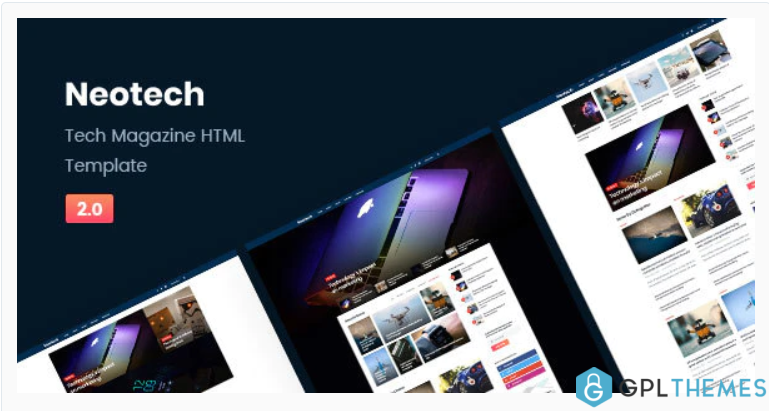 Neotech Tech Magazine HTML Template