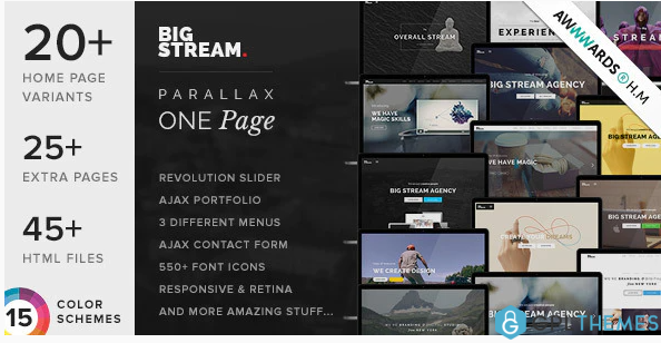 BigStream One Page Multi Purpose Template