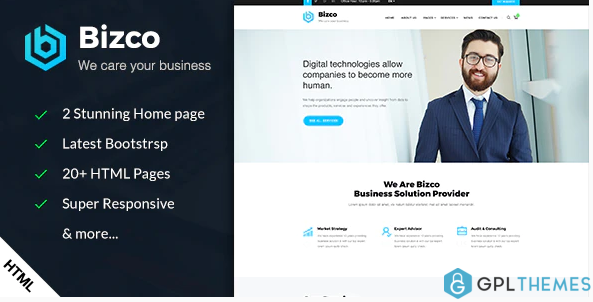 Bizco Business Corporate HTML Template