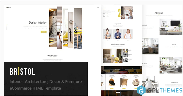 Bristol Interior Architecture Decor Furniture eCommerce HTML Template