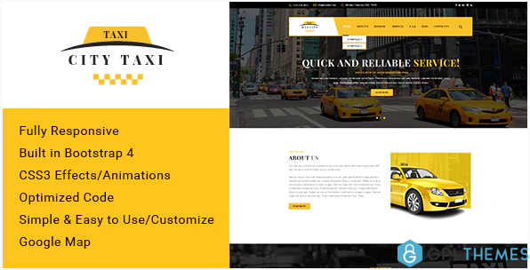City taxi Responsive HTML Template