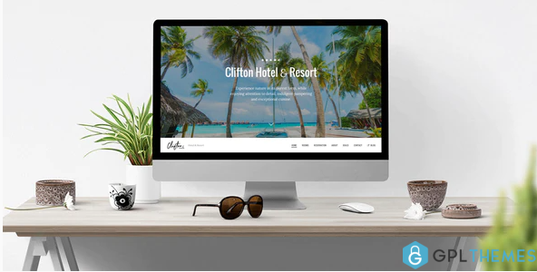 Clifton Hotel One Page Parallax HTML5 Travel Booking Template