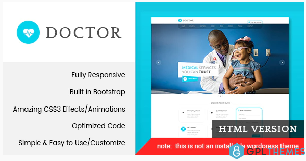 Doctor Medical Health HTML Template