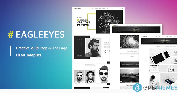 EAGLEEYES Creative multipages and One page HTML5 Template