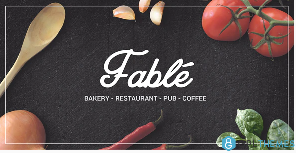 Fable Bakery Coffee Pub Restaurant Site Template