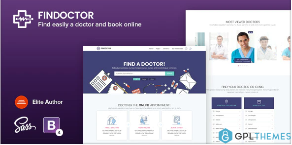 Findoctor Doctors directory and Book Online template