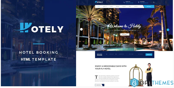 Hotely Hotel Booking Travel HTML Template