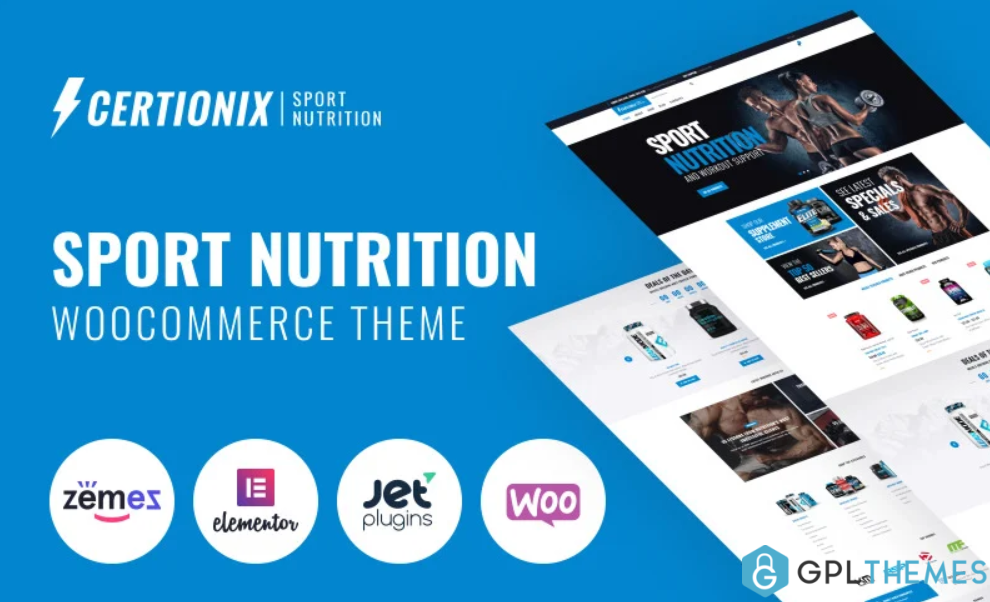 Certionix Sport Nutrition WooCommerce Theme