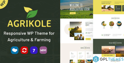 Agrikole WordPress Theme for Agriculture Farms