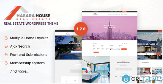 Hasara House Real Estate Responsive WordPress Theme