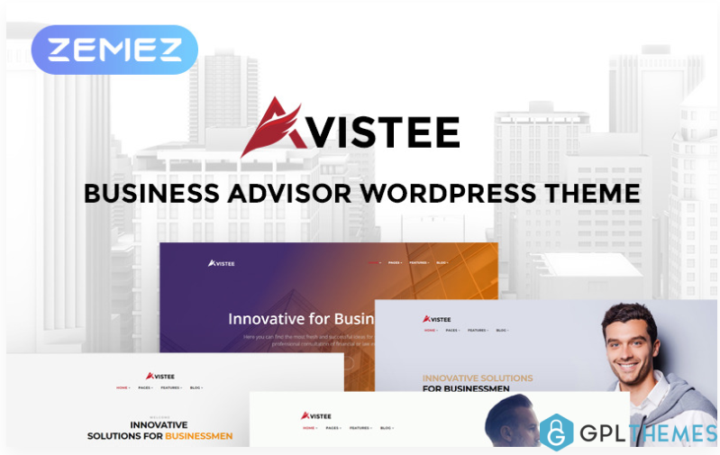 Avistee Business Consulting WordPress Theme