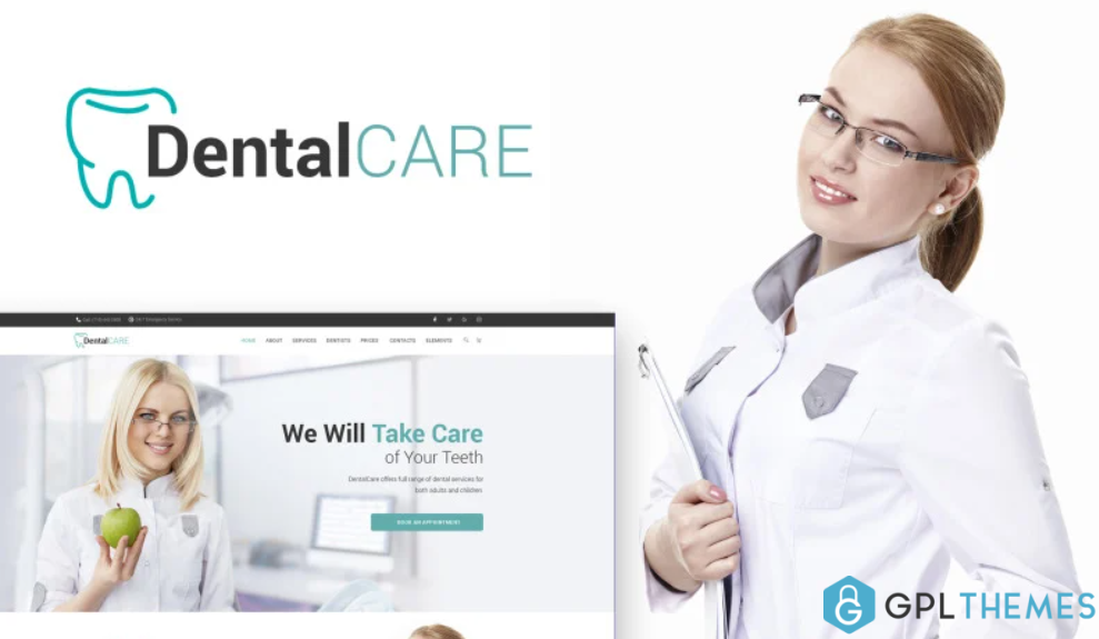 DentalCare Dental Clinic WordPress Theme