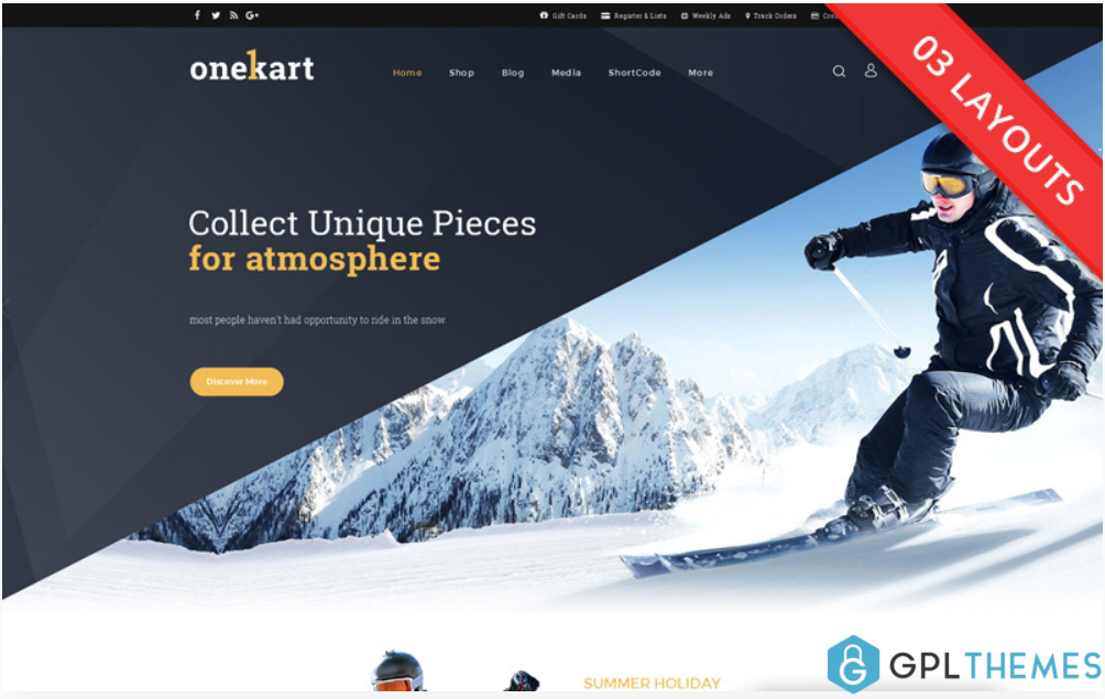OneKart Multipurpose Store WooCommerce Theme