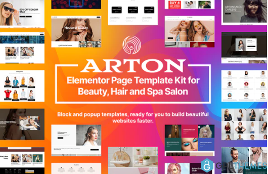 Arton Beauty Spa Salon Template Kit