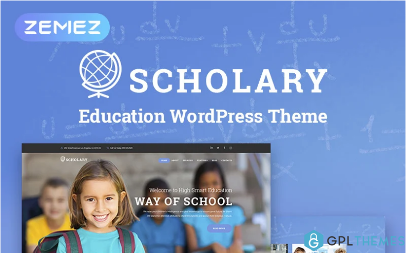 Scholary Primary School WordPress Theme