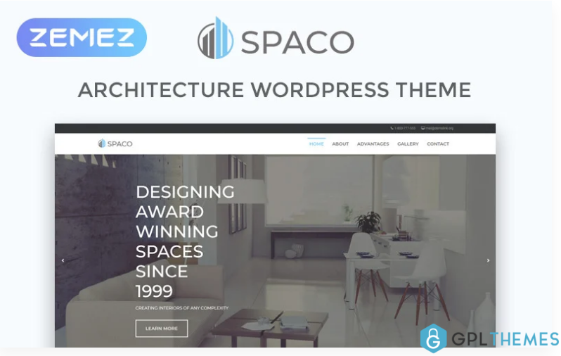 Spaco Architecture Multipurpose Modern Elementor WordPress Theme