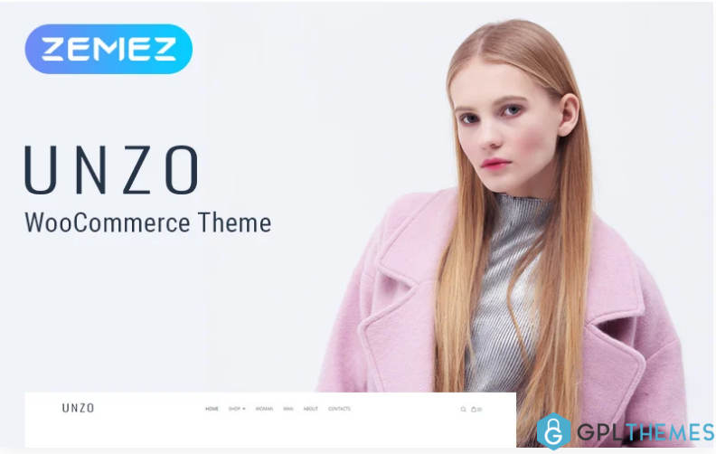 Unzo Apparel Shop ECommerce Minimal Elementor WooCommerce Theme