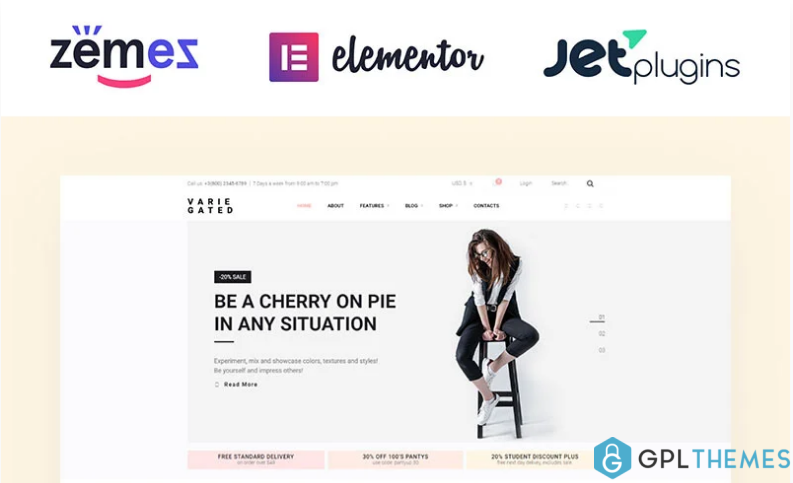 Varie Gated Fashion Online Store Elementor WooCommerce Theme