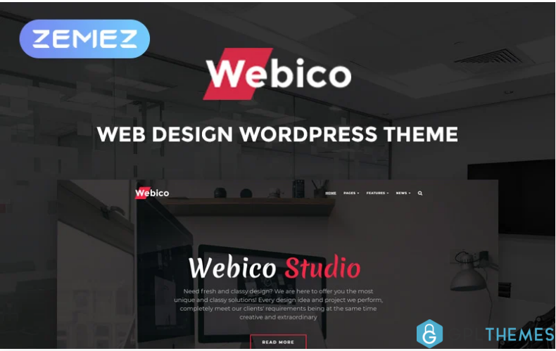 Webico Web Design Elementor WordPress Theme