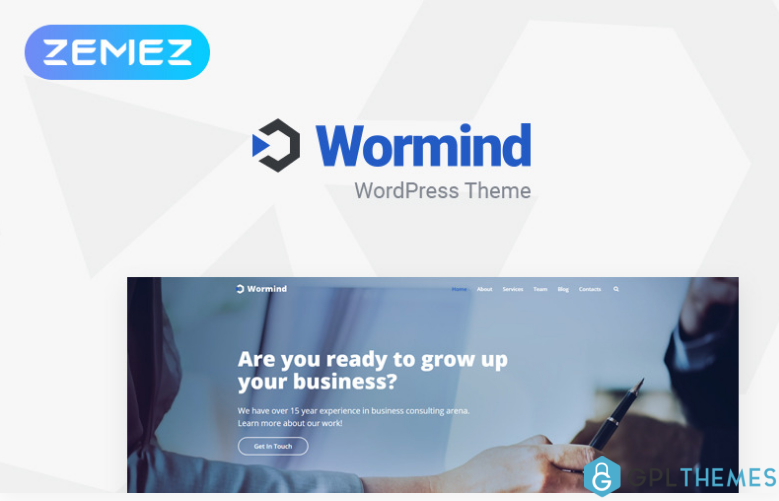 Wormind Business Multipurpose Classic Elementor WordPress Theme